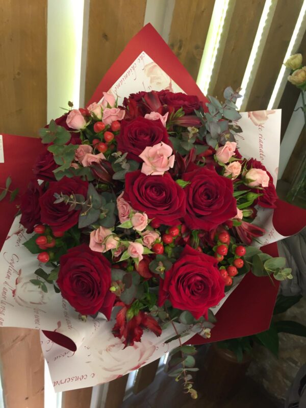 mazzo rose rosse